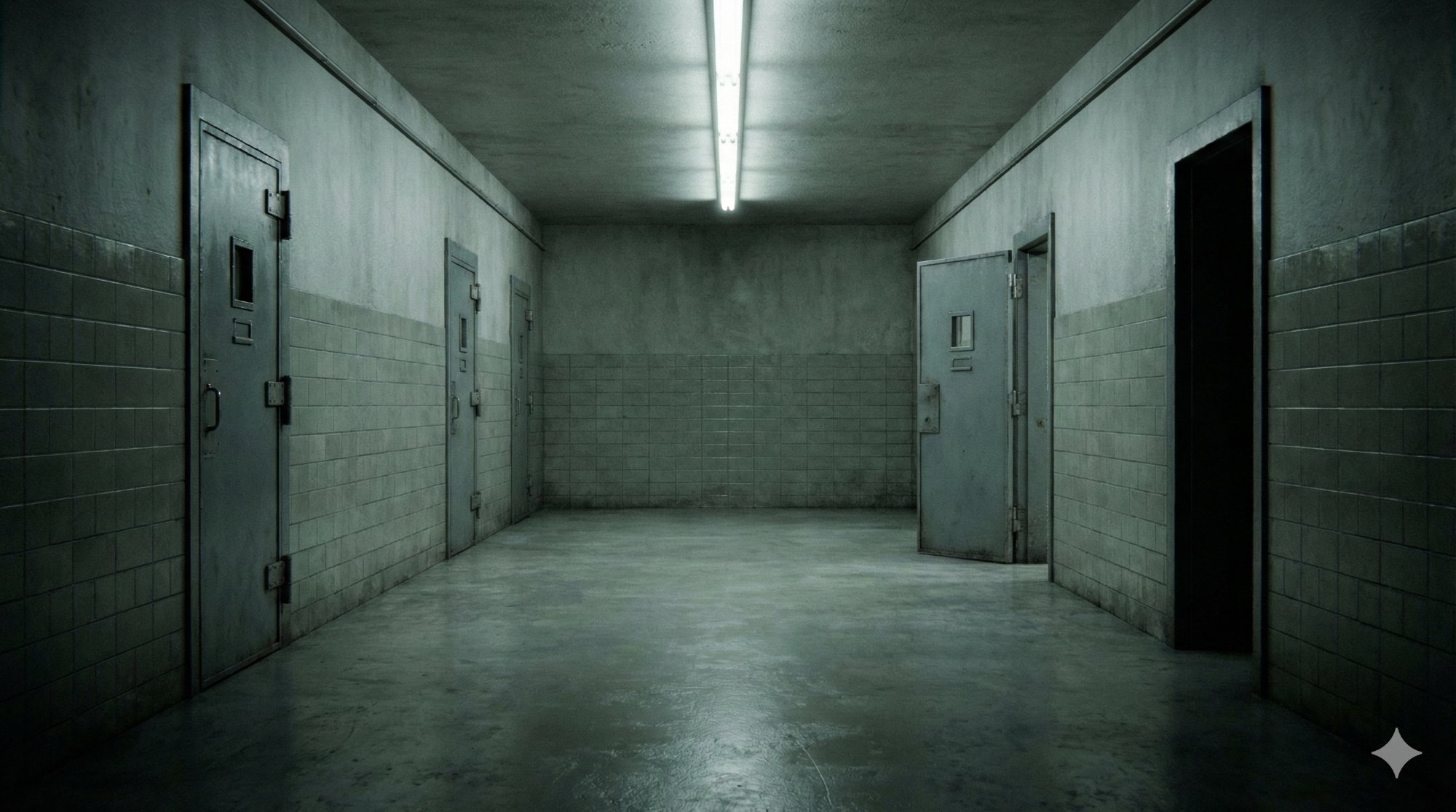 Prison corridor